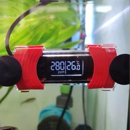 High Precision Fish Tank Termômetro, Temperatura Display Screen com TDS Water Quality Detection, Termômetro de aquário - Image 1