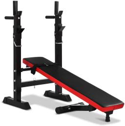 Multi-Function Dobrável Incline Bench Press com Pesos, Força Workout Catches, Levantamento Ajustável, Ginásio Exercício - Image 3
