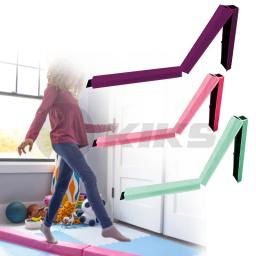 Feixe de equilíbrio de piso camurça como superfície 3 feixe dobrável antiderrapante para ginástica e ginásios Espuma macia para iniciantes - Image 1