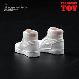Sapatos de críquete branco modelo tênis, masculino e feminino soldado, pés removíveis, bonecas figura ação do corpo, 1:6 escala, 12" - Image 6