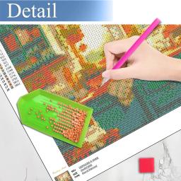 Kits De Pintura De Mosaico De Diamante Para Adultos, Seahorse Gem Art, 5D Gem, Broca Completa - Image 4