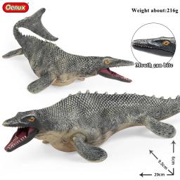 Oenux-Modelo de dinossauro pré-histórico Oceano, Mosasaurus, Kronosaurus, Action Figure Liopleurodon, coleção antiga Sealife, brinde para crianças - Image 3