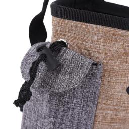 Bolsa de cão para treinamento, bolsa de cocô com alça de ombro, brinquedos para animais, dispensador de deleites - Image 6
