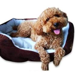 Canil lavável para animais de estimação, cama super macia, tapete de gato de pelúcia, tamanho pequeno e grande, cama para animais Bichon - Image 1