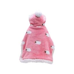 Manto De Algodão De Flanela Para Animais De Estimação, Roupa De Cachorro De Inverno, Casaco Grande e Pequeno, Traje Quente Corgi, Roupa De Gato - Image 3
