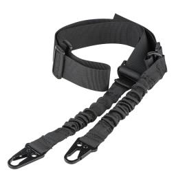 Correia de nylon de 2 pontos, alças ao ar livre, cinto elástico ajustável, acessórios de escalada - Image 3