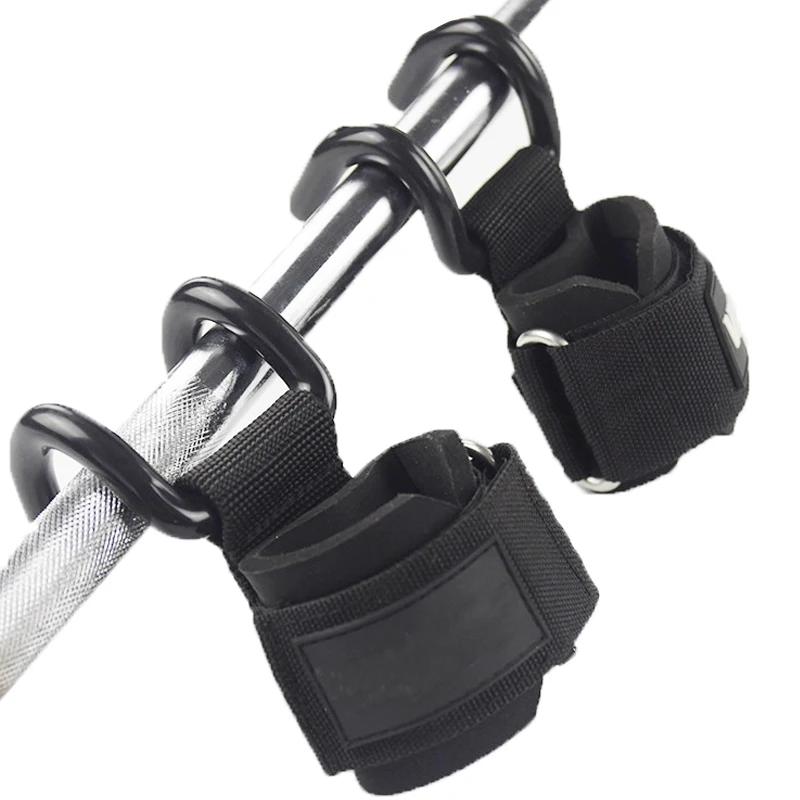 Halterofilismo Ganchos Luva Mão Bar, Correias De Pulso Para Fitness, Powerlifting Suporte De Treinamento De Força, Haltere Lift Grip Belt - Image 1