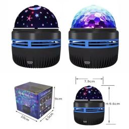 Projetor LED Starry Sky Galaxy, Luz Noturna Rotativa, USB Recarregável, Lâmpada de Projeção Aurora para Quarto, Casa, Decoração para Festa - Image 5