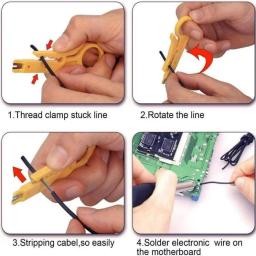 Kit Ferro de Solda Elétrico com Multímetro, Mini Pistola de Solda Ajustável, Kits Eletrónicos DIY, 220V, 19Pcs - Image 6