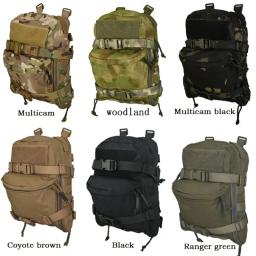 Mochila de hidratação tática, treinamento de combate, assalto, molle, colete de caça ao ar livre, placa traseira, bolsa de água, 1 peça - Image 1