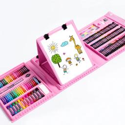 Pintura infantil conjunto completo de pincéis, ferramentas de arte, conjunto de caixa de presente, desenvolvimento de crianças, criação de desenhar interesses, materiais de arte - Image 6