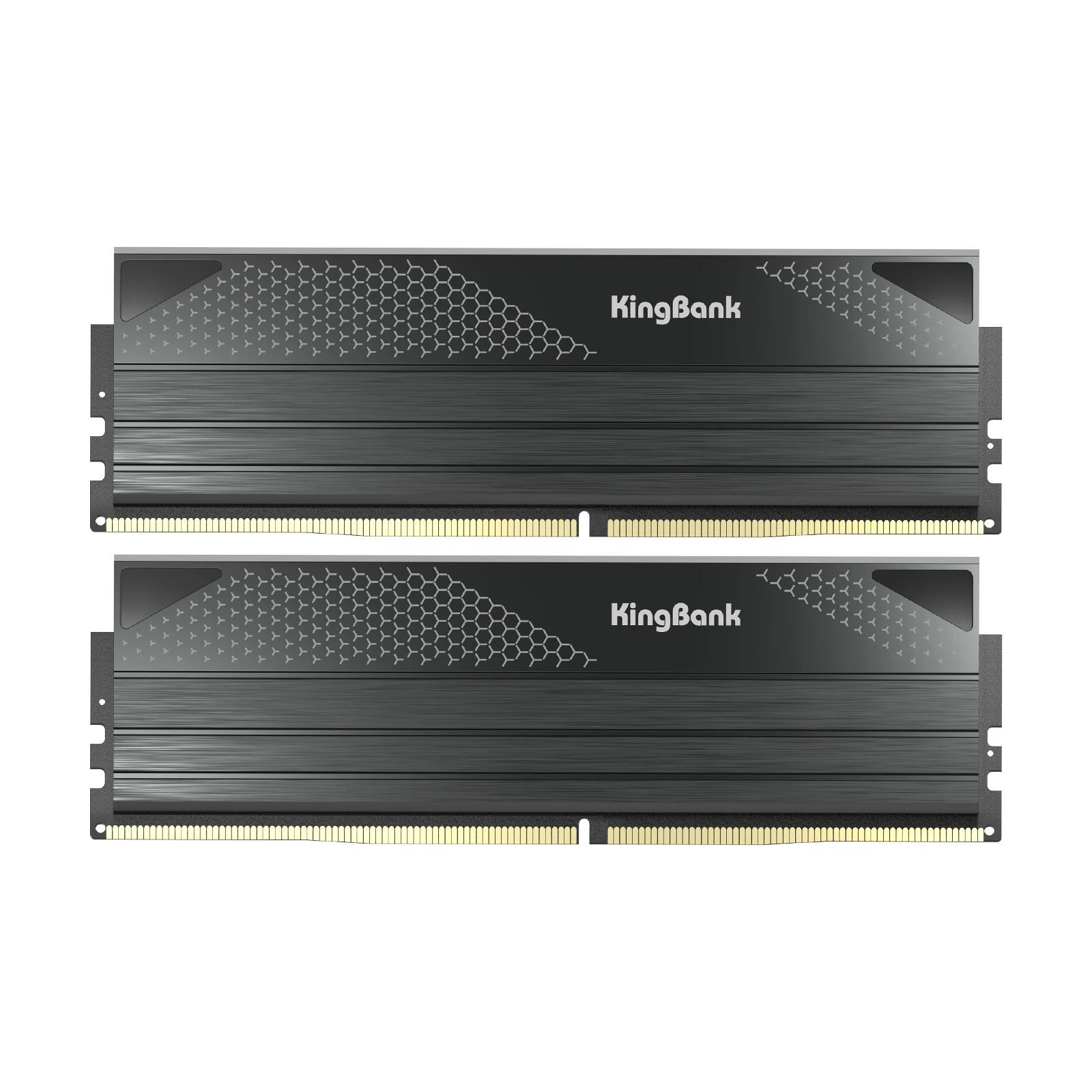 KingBank CL28 Memória DDR5 32GB RAM 16GBX2 6000MHZ Rams Memória DDR5 Kit UDIMM Dual Channel Computador Desktop PC Hynix A die - Image 1