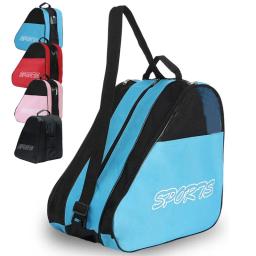 Patins portáteis saco para crianças, patinação no gelo, grande capacidade, patins inline respiráveis, saco de armazenamento, sapatos de patinação - Image 1