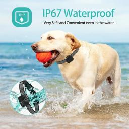 Dispositivo anti latido para cão de estimação, USB ultra-sônico, inteligente, elétrico, colar de treinamento, vibração, impermeável, suprimentos - Image 6