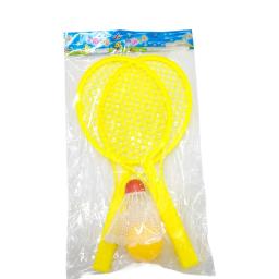 Mini Badminton e raquete de tênis infantil com duas bolas de plástico, exercício físico entre pais e filhos, jogos de bebê, presentes de verão, TMZ - Image 5