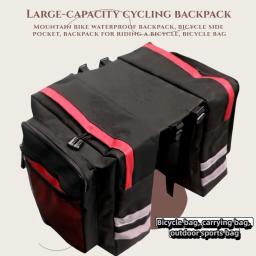 Bolsa de selim para ciclismo, grande capacidade, para mountain bike, longa distância, carga, pacote de equitação, esportes ao ar livre, armazenamento de equipamentos - Image 1