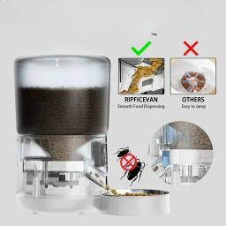 Alimentador automático para animais com tigela de aço inoxidável Smart Food Kibble Dispenser Temporizador para cães e gatos Acessórios para animais de estimação - Image 5