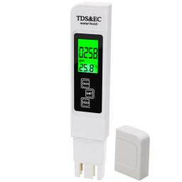 Profissional 3 em 1 água Tester, TDS CE Medidor de Temperatura, Digital LCD água Testing Pen, filtro de pureza, qualidade - Image 5
