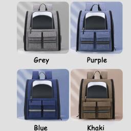 Estojo do carrinho de estimação respirável, Grande destacável gato e cão bolsa transportadora de viagem, Mochila portátil gato, Pet Bag de ventilação ao ar livre - Image 4