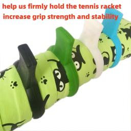 Silicone Tennis Trainer para treinamento, Mão para segurar a raquete, Evitar a raquete, Tênis, 10pcs - Image 4