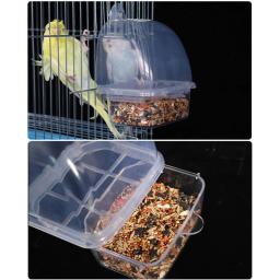 Recipiente alimentos para pássaros, alimentador sementes, acessórios para gaiola, para budgerig - Image 3