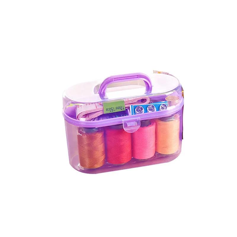 Kit De Costura Conjunto De Caixa De Armazenamento, Agulhas De Armazenamento De Bordados, Pinos De Rosca Dedal para Vestuário DIY - Image 1