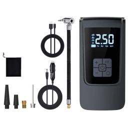 Bomba Inflator do pneu do carro elétrico, compressor de ar com LED, bicicleta, motocicleta, automóvel, 150PSI, 7.4 V, 12V - Image 6