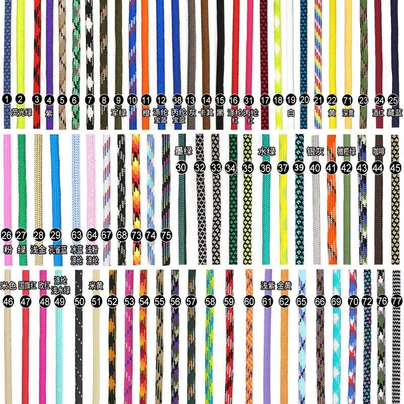 Paracord para Sobrevivência, Cabo de Paraquedas, Cordão, Ferramentas ao ar livre, Corda de acampamento, Caminhadas, Varal, 7 Stand Cores, Diâmetro 4mm, 5 m, 15 m, 30m - Image 1
