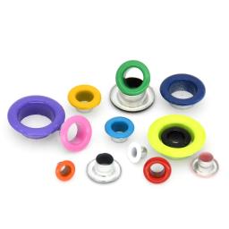 Colorido Metal Ilhós Grommets, Buraco Olho Anéis, Mix Cor para Leathercraft, Sapatos, Cinto, Cap, Saco Tags, Vestuário, Scrapbooking, 100 Conjuntos - Image 3