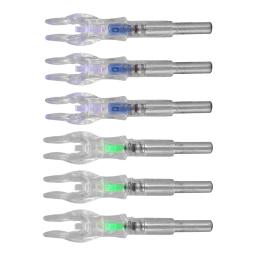 Light Nocks tiro com arco para prática, instalação rápida, visibilidade clara, plástico, rastreamento preciso - Image 2