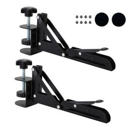 Suporte de suporte dobrável fácil braçadeira de mesa para bandeja de teclado suporte dobrável de economia de espaço suporte dobrável - Image 5