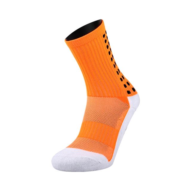 Meias de Futebol Longas com Silicone Anti-deslizamento para Homens e Mulheres