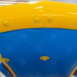 Inflável barco jangada flutuador, jogo de água, peixe voador ventilador, assento, tubo rebocável, 6 pessoa - Image 6