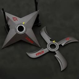 Animação Periférica Shuriken Dardos, Arma de metal giratória, Modelo de brinquedo, Verão, Novo, 2022 - Image 1