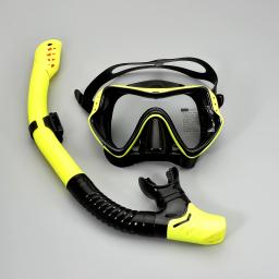 Máscara de mergulho profissional de silicone para homens e mulheres, óculos de natação à prova d'água UV, equipamento de snorkel, adultos - Image 2