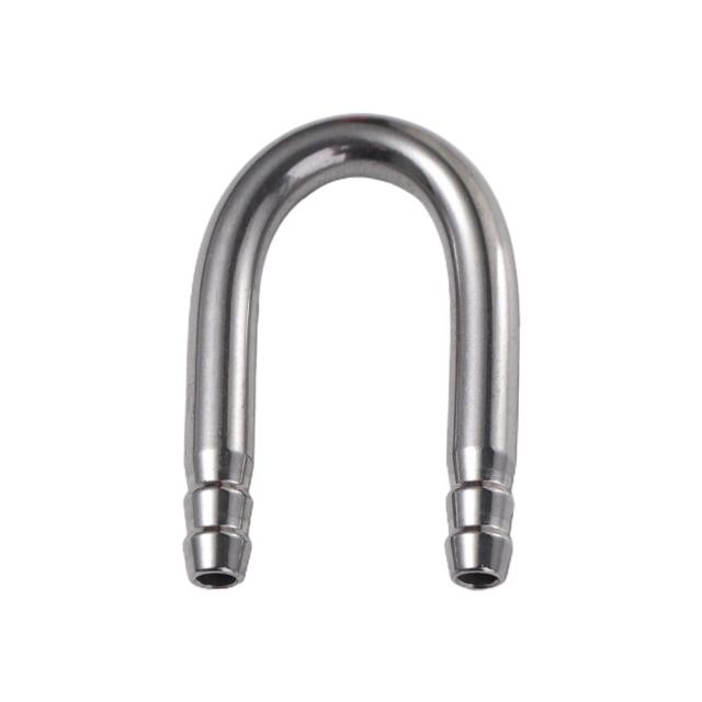 Conector de Tubo de Ar em U para Aquários em Aço Inoxidável com Bomba de Oxigênio Durável e Suprimentos para Tanques de Peixe
