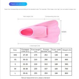 Crianças Especializada Nadadeiras de Mergulho para Homens e Mulheres Adulto Formação Pato Pés Silicone Nadadeiras Breaststroke Sapatos Caça submarina - Image 5