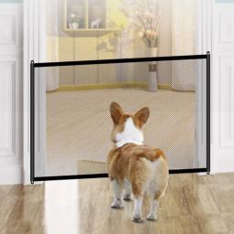Cerca Pet portátil para cão e gato, Isolamento dobrável, Proteção de isolamento, Malha respirável, Segurança Pet - Image 3