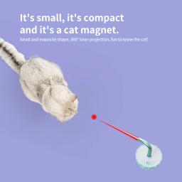 Brinquedo automático do laser para o animal de estimação, Brinquedos internos do gato, Brinquedos interativos do tumbler, Rotação irregular de 360 graus, Brinquedos do gatinho, 1Pc - Image 4