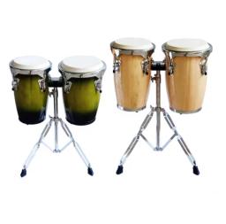 Instrumento de percussão latina tambor mão do couro 10 "11" conjunto combinação para suporte instrumento percussão - Image 2