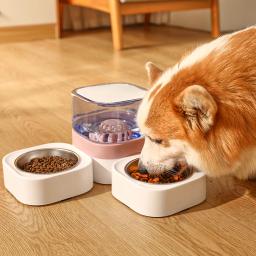 Kimpets Multi Bowl para cão e gato, Grande capacidade para água potável e alimentação, seco e molhado, Pet Shop - Image 2