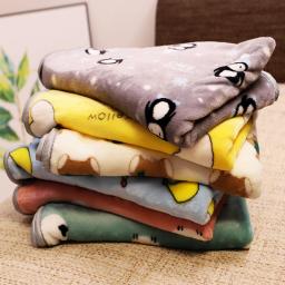 Cobertor de flanela macia, Quente e confortável, Lençol Pet, Esteira dos desenhos animados, Gato bonito e cachorro dormindo cobertor, Pet Shop, Inverno - Image 3