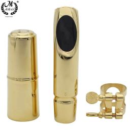 Ouro Alto Saxofone Bocal, Metal Headjoint, Sax Parts, Sopros, Acessórios Instrumento, 5C, 6C, 7C, 8C - Image 1
