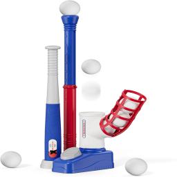 Conjunto de beisebol com pitching machine T ajustável, taco telescópico e bolas, brinquedo esportivo ao ar livre no quintal, Halloween e Natal - Image 3
