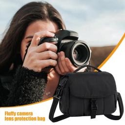 Bolsa de viagem para câmera, à prova d'água, leve, capa protetora para câmera com capa de chuva e suporte para tripé, ombro pequeno - Image 3