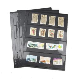 10PCS Selos Grade Selo Página Coleção Selos Titulares de Álbum de Selo PVC folha solta Inners de Não Incluindo Capa - Image 3