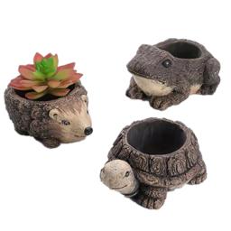 3D Animal Silicone Moldes para Decoração Home, Plantador De Cimento, Vaso De Concreto, Fabricação De Vasos, Artesanato De Resina, DIY, Jardim - Image 1