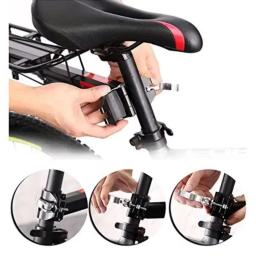 Rack de carga traseiro universal para bicicleta de montanha, destacador rápido, decalque reflexivo, rack de bagagem, material de liga - Image 6