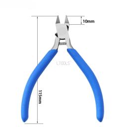 Tesoura ultra fina de lâmina única, aço carbono, pequena, afiada, com limite de parafuso, modelo plástico, montagem e ferramentas cortantes - Image 5