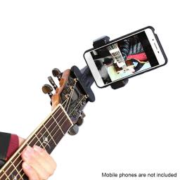 Suporte de telefone para instrumento musical, montagem com clipe, rotação de 360 graus para cabeça de guitarra - Image 5